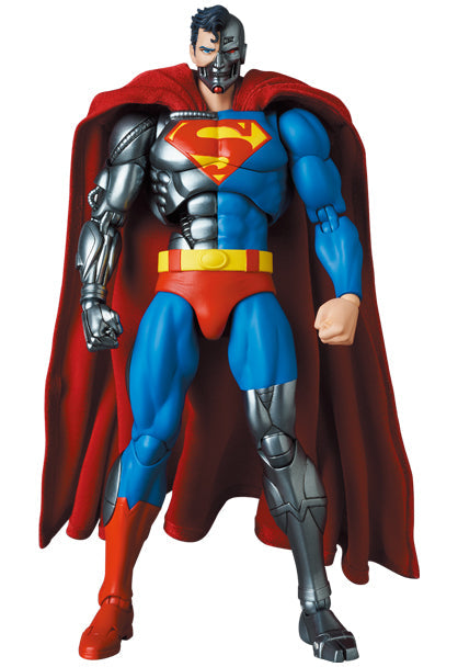 Medicom Toy MAFEX No.164 Retorno do Superman Cyborg Superman Action Figure JAPÃO