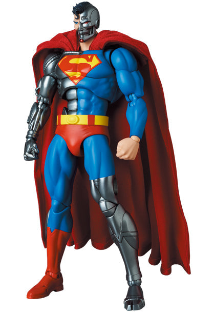 Medicom Toy MAFEX No.164 Retorno do Superman Cyborg Superman Action Figure JAPÃO