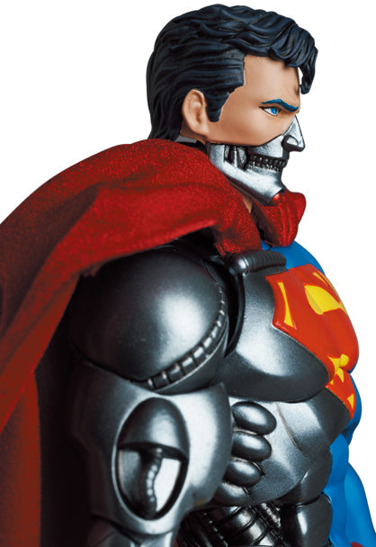 Medicom Toy MAFEX No.164 Retorno do Superman Cyborg Superman Action Figure JAPÃO