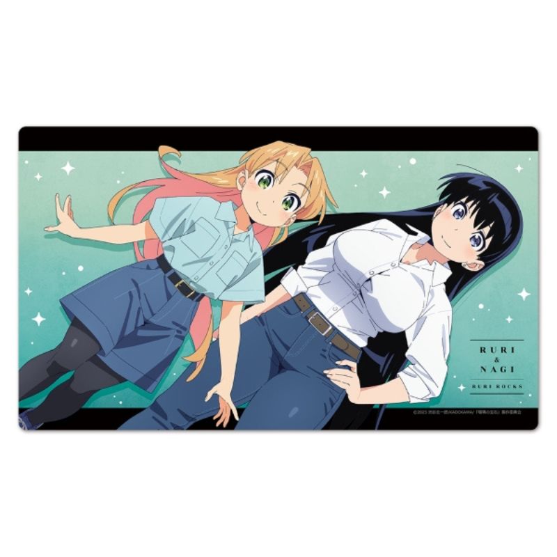 Azu Maker Ruri no Houseki Ruri & Nagi Character Rubber Mat JAPAN OFFICIAL