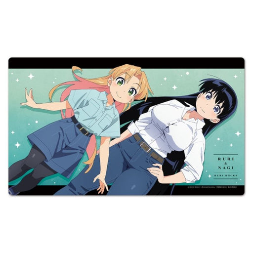 Azu Maker Ruri no Houseki Ruri & Nagi Character Rubber Mat JAPAN OFFICIAL