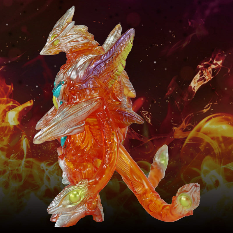 CCP Middle Size Series Gamera Vol. 8 Iris Clear Orange Ver. Figure JAPAN