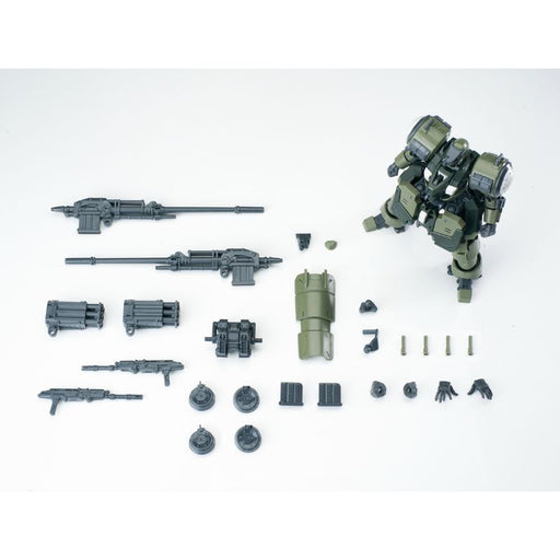SHEIK MAINLAND Ultra Action Trooper Series Cannon Zarov Green 1/144 Model Kit