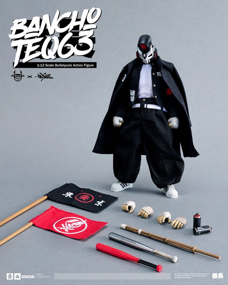 Devil Toys x Quiccs Bulletpunk Universe Bancho TEQ63 1/12 Action Figure JAPAN