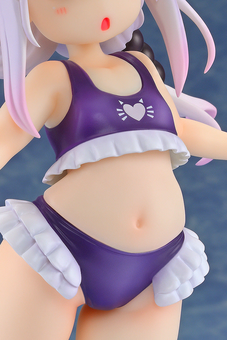 Kaitendo Kanna Kamui Excited to Wear a Swimsuit at Home Ver. Purple 1/6 Figure