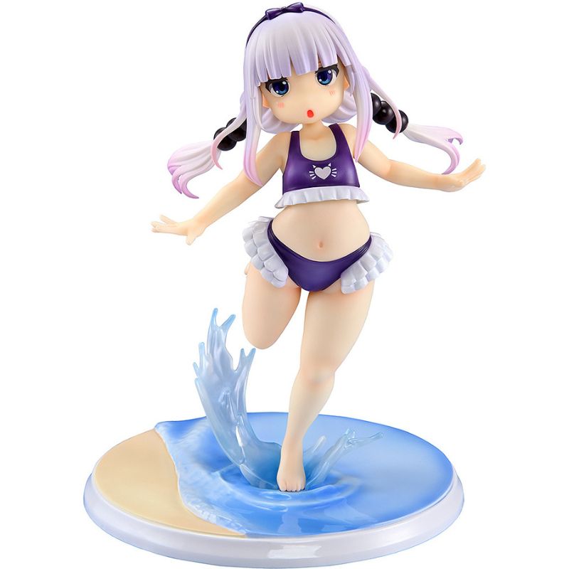 Kaitendo Kanna Kamui Excited to Wear a Swimsuit at Home Ver. Purple 1/6 Figure