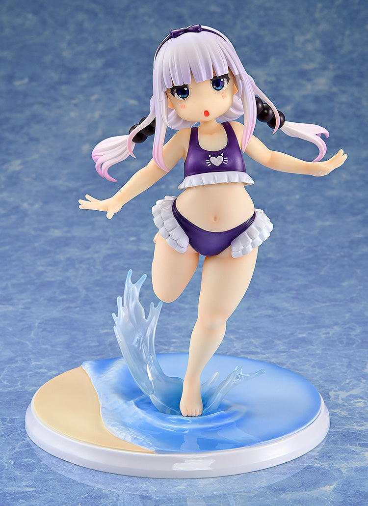 Kaitendo Kanna Kamui Excited to Wear a Swimsuit at Home Ver. Purple 1/6 Figure