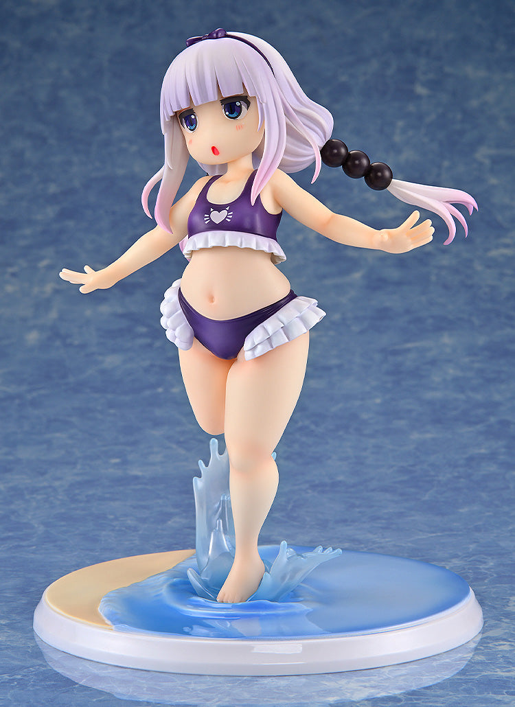 Kaitendo Kanna Kamui Excited to Wear a Swimsuit at Home Ver. Purple 1/6 Figure