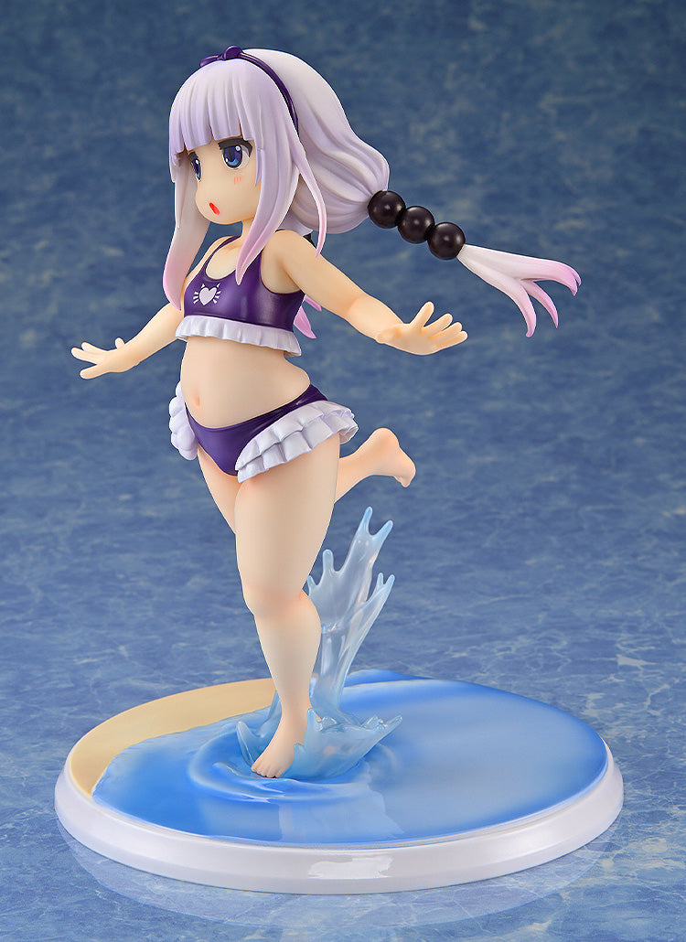 Kaitendo Kanna Kamui Excited to Wear a Swimsuit at Home Ver. Purple 1/6 Figure