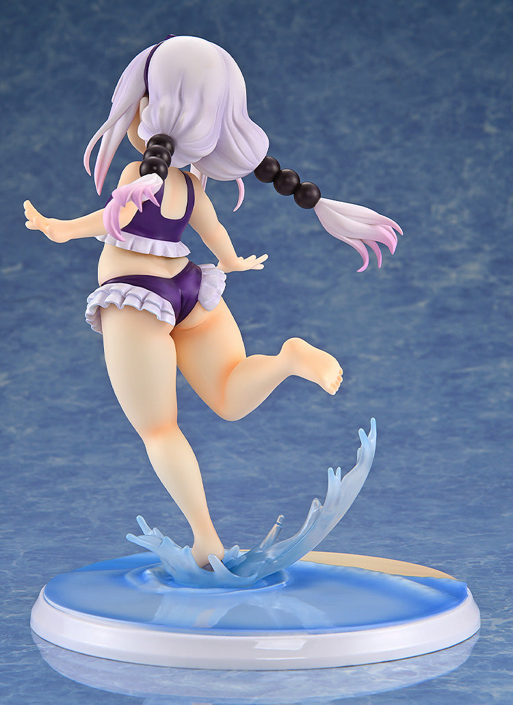 Kaitendo Kanna Kamui Excited to Wear a Swimsuit at Home Ver. Purple 1/6 Figure