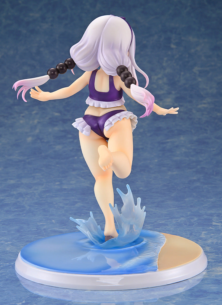 Kaitendo Kanna Kamui Excited to Wear a Swimsuit at Home Ver. Purple 1/6 Figure