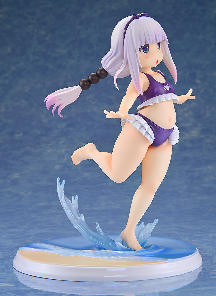 Kaitendo Kanna Kamui Excited to Wear a Swimsuit at Home Ver. Purple 1/6 Figure