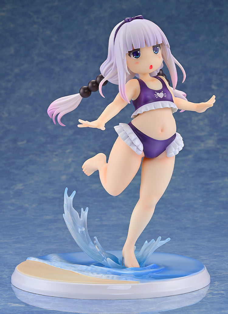 Kaitendo Kanna Kamui Excited to Wear a Swimsuit at Home Ver. Purple 1/6 Figure