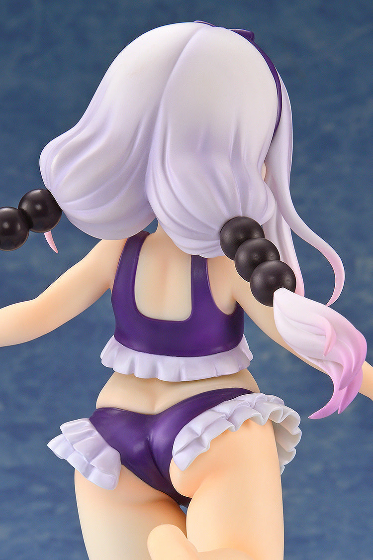 Kaitendo Kanna Kamui Excited to Wear a Swimsuit at Home Ver. Purple 1/6 Figure