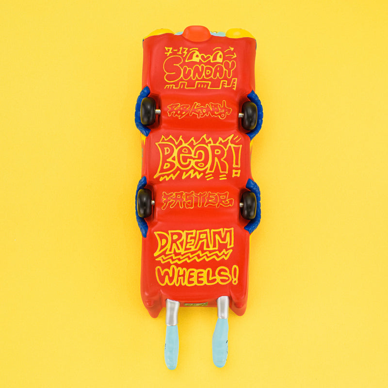 Kenelephant Sunday Bear Red Car Figure JAPAN OFFICIAL