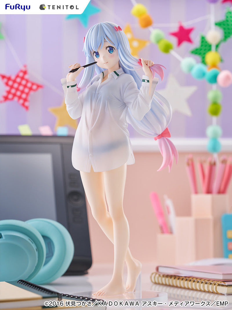 FuRyu TENITOL TALL Eromanga Sensei Sagiri Izumi Shirt ver. Figure JAPAN OFFICIAL