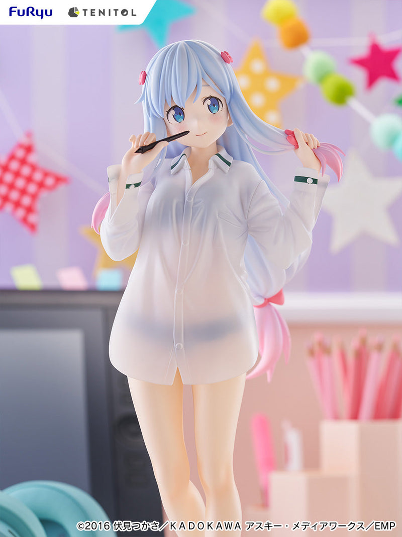 FuRyu TENITOL TALL Eromanga Sensei Sagiri Izumi Shirt ver. Figure JAPAN OFFICIAL