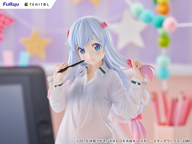 FuRyu TENITOL TALL Eromanga Sensei Sagiri Izumi Shirt ver. Figure JAPAN OFFICIAL