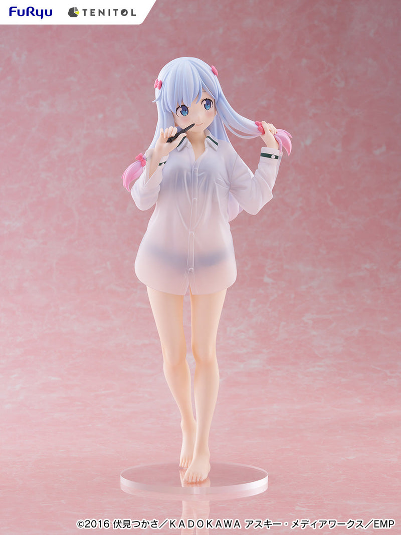 FuRyu TENITOL TALL Eromanga Sensei Sagiri Izumi Shirt ver. Figure JAPAN OFFICIAL