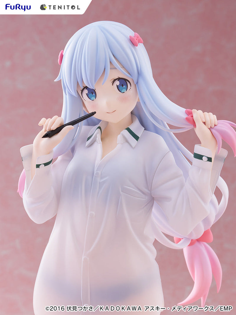 FuRyu TENITOL TALL Eromanga Sensei Sagiri Izumi Shirt ver. Figure JAPAN OFFICIAL