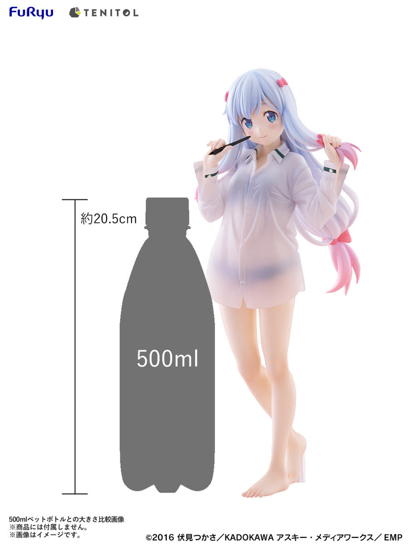 FuRyu TENITOL TALL Eromanga Sensei Sagiri Izumi Shirt ver. Figure JAPAN OFFICIAL