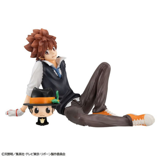 MegaHouse G.E.M. Series Reborn! Tsuna Kun & Reborn Palm Size Figure JAPAN