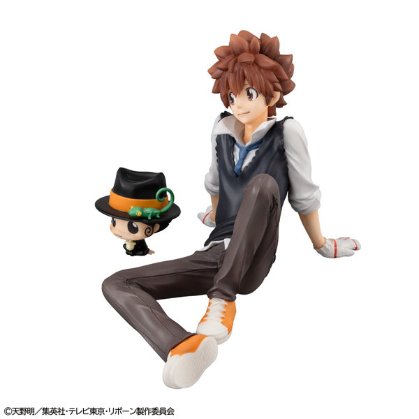 MegaHouse G.E.M. Series Reborn! Tsuna Kun & Reborn Palm Size Figure JAPAN