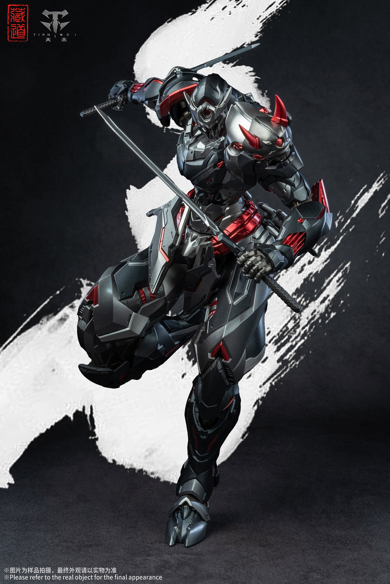 ZEN Of Collectible Shadowfolk- Senmei Black Ghost CD-07B Alloy Action Figure