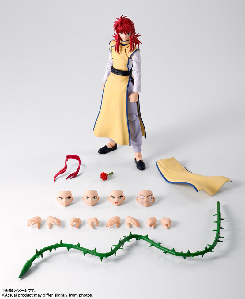 BANDAI S.H.Figuarts YuYu Hakusho Kurama Action Figure JAPAN OFFICIAL