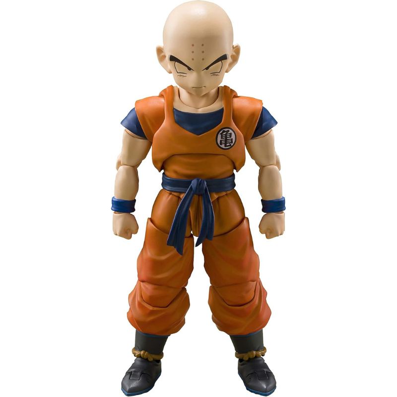 BANDAI S.H.Figuarts Dragon Ball Z Krillin Strongest Earthling Man Action Figure