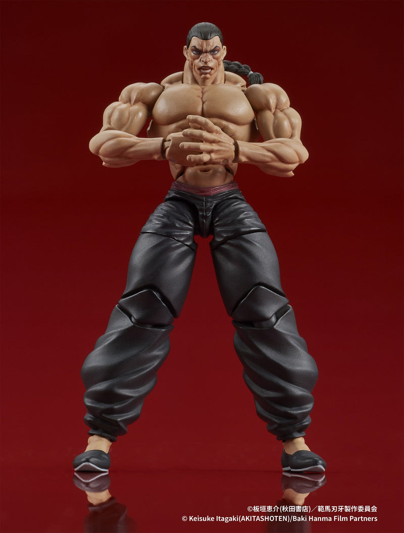 DIG DIGACTION Baki Hanma Retsu Kaioh 1/24 Action Figure JAPAN OFFICIAL