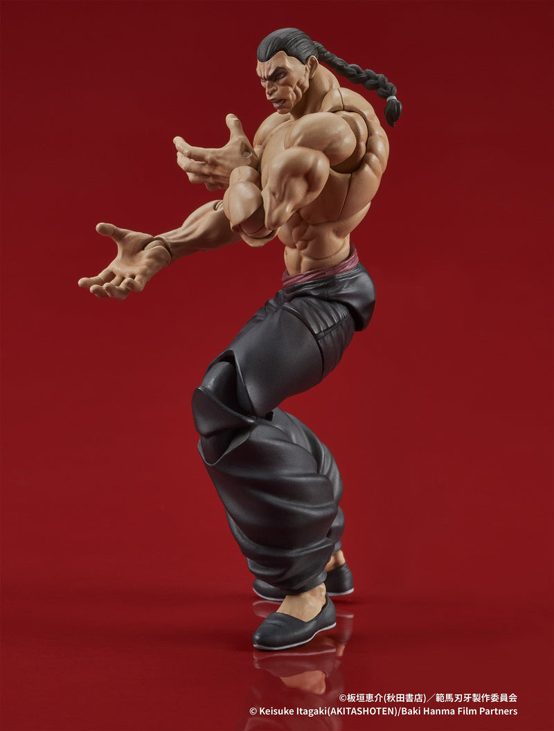 DIG DIGACTION Baki Hanma Retsu Kaioh 1/24 Action Figure JAPAN OFFICIAL