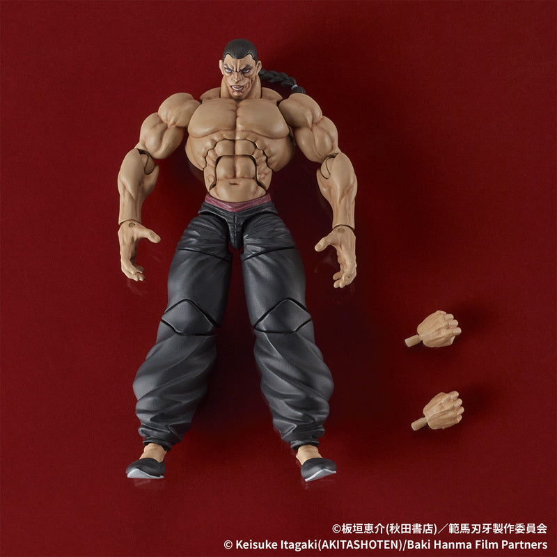 DIG DIGACTION Baki Hanma Retsu Kaioh 1/24 Action Figure JAPAN OFFICIAL