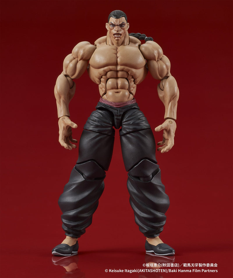 DIG DIGACTION Baki Hanma Retsu Kaioh 1/24 Action Figure JAPAN OFFICIAL