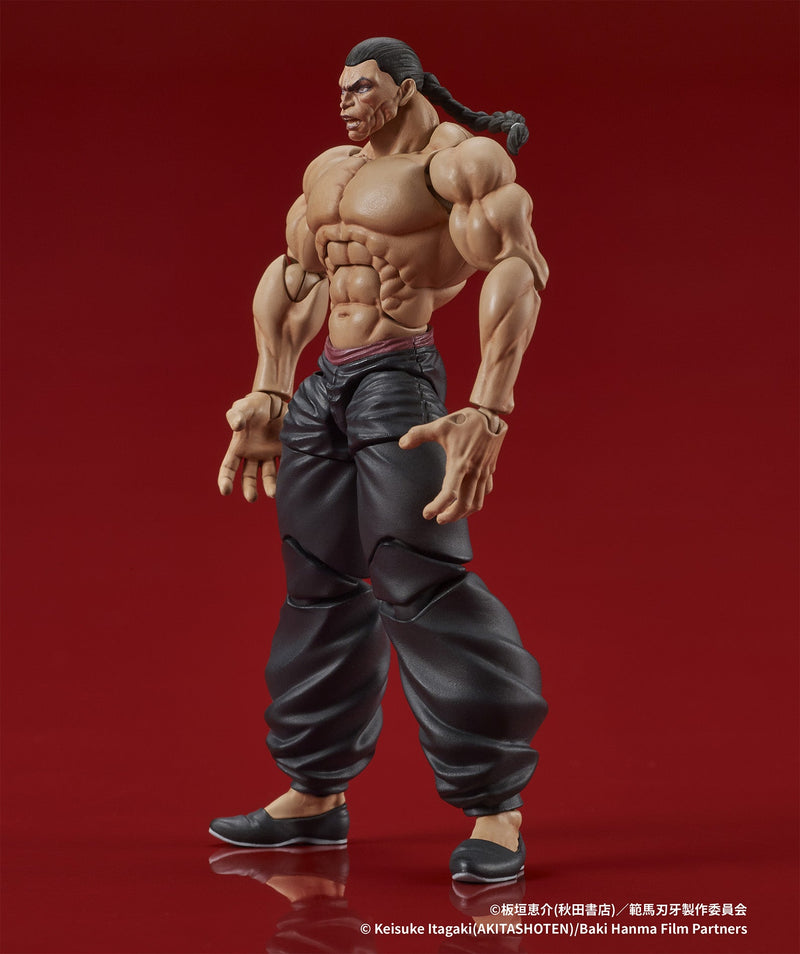 DIG DIGACTION Baki Hanma Retsu Kaioh 1/24 Action Figure JAPAN OFFICIAL