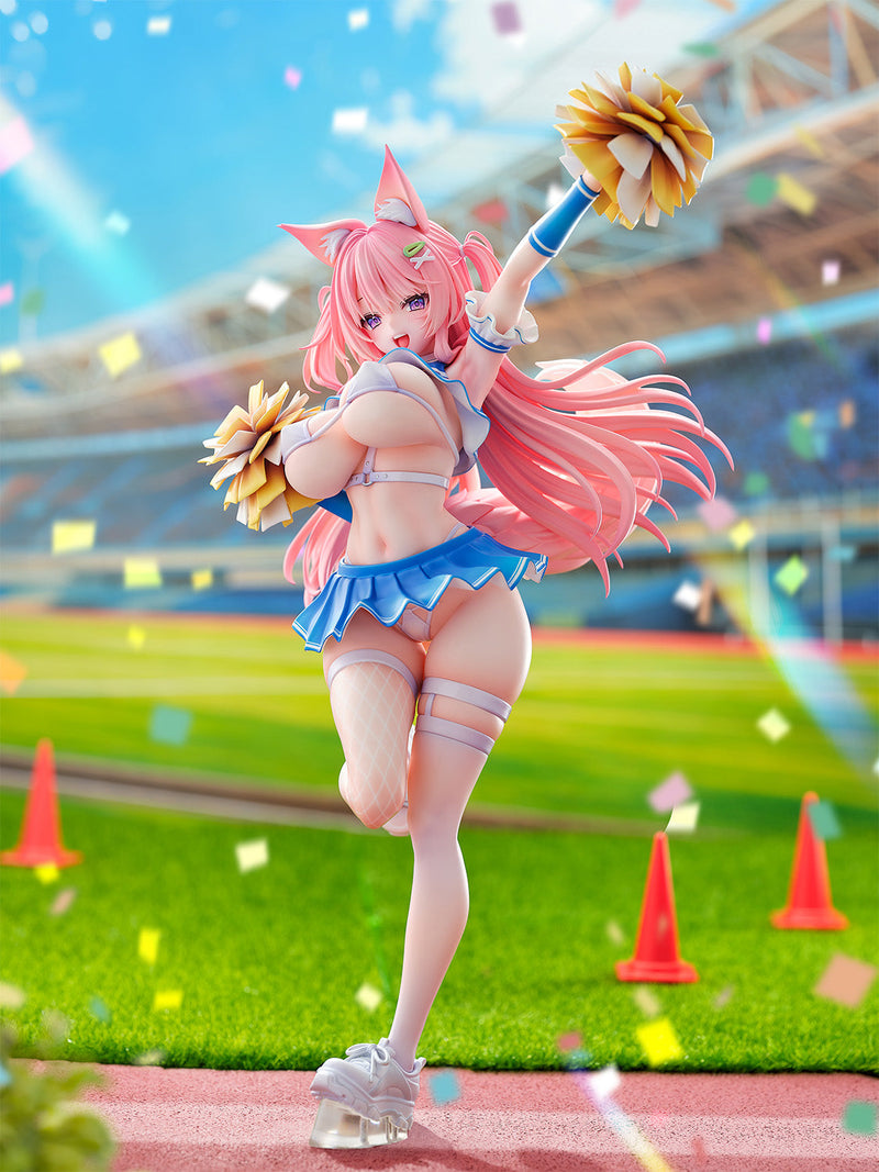 NOCTURNUS Animal Ears Cheerleader Girl illustration by Yatanuki Kei 1/5.5 Figure