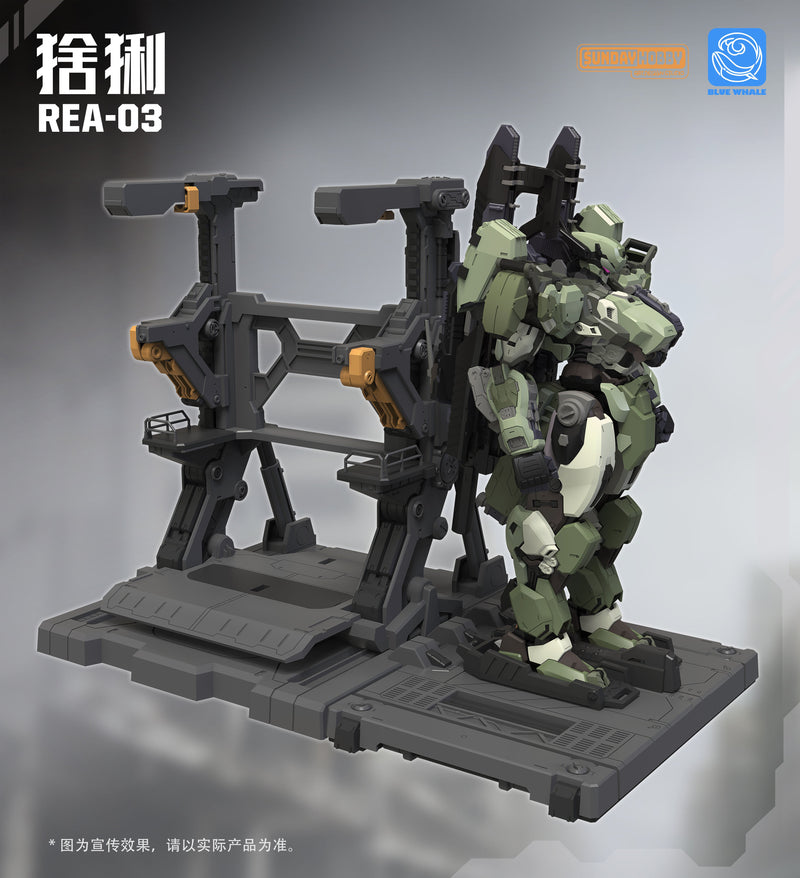 MJZ STUDIO Blue Whale REA-03 Eurasian Lynx Plastic Model Kit JAPAN OFFICIAL