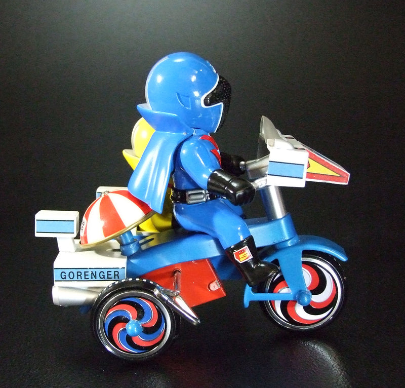 PLEX EX Tricycle Himitsu Sentai Goranger Aorenger & Kirenger B Type Figure JAPAN