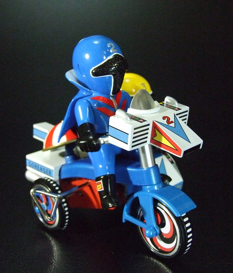 PLEX EX Tricycle Himitsu Sentai Goranger Aorenger & Kirenger B Type Figure JAPAN
