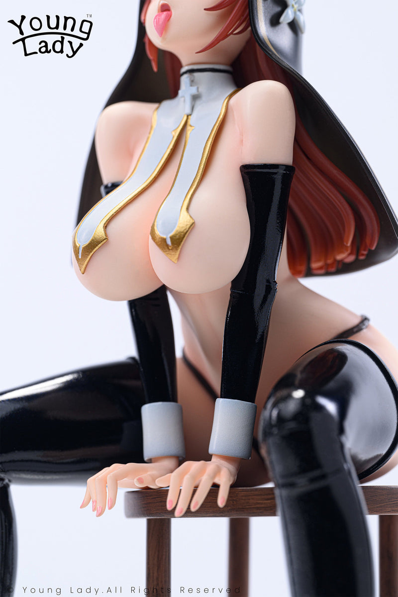 Young Lady Nun Ikuno 1/6 Figure JAPAN OFFICIAL