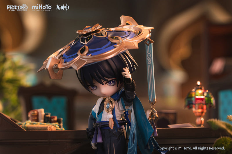 GENESIS PICCODO Action Doll x Genshin Impact Wanderer Chibi Doll JAPAN OFFICIAL