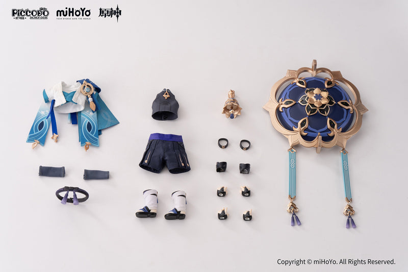 GENESIS PICCODO Action Doll x Genshin Impact Wanderer Chibi Doll JAPAN OFFICIAL