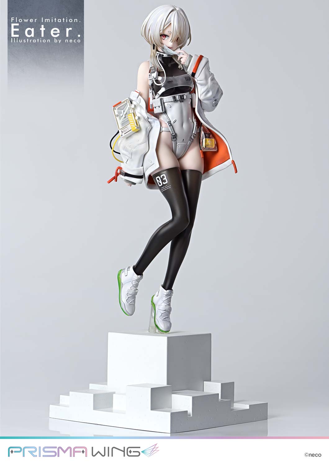 PRISMA WING Flower. neco 1/7 あみあみ限定 未開封 PRISMA WING Flower Imitation. Eater. Illustration by neco 1/7