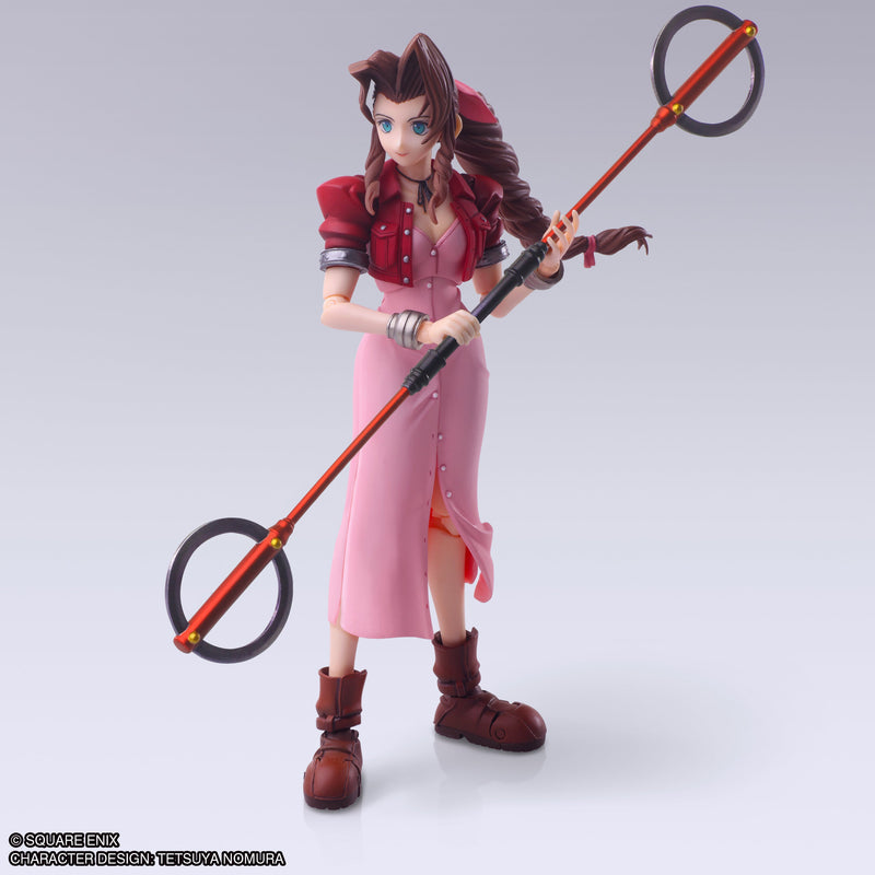 Final Fantasy VII Bring Arts Aerith Gainsborough Mythril Rod Ver. Action Figure