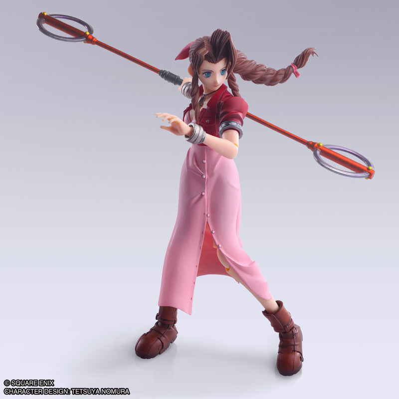 Final Fantasy VII Bring Arts Aerith Gainsborough Mythril Rod Ver. Action Figure