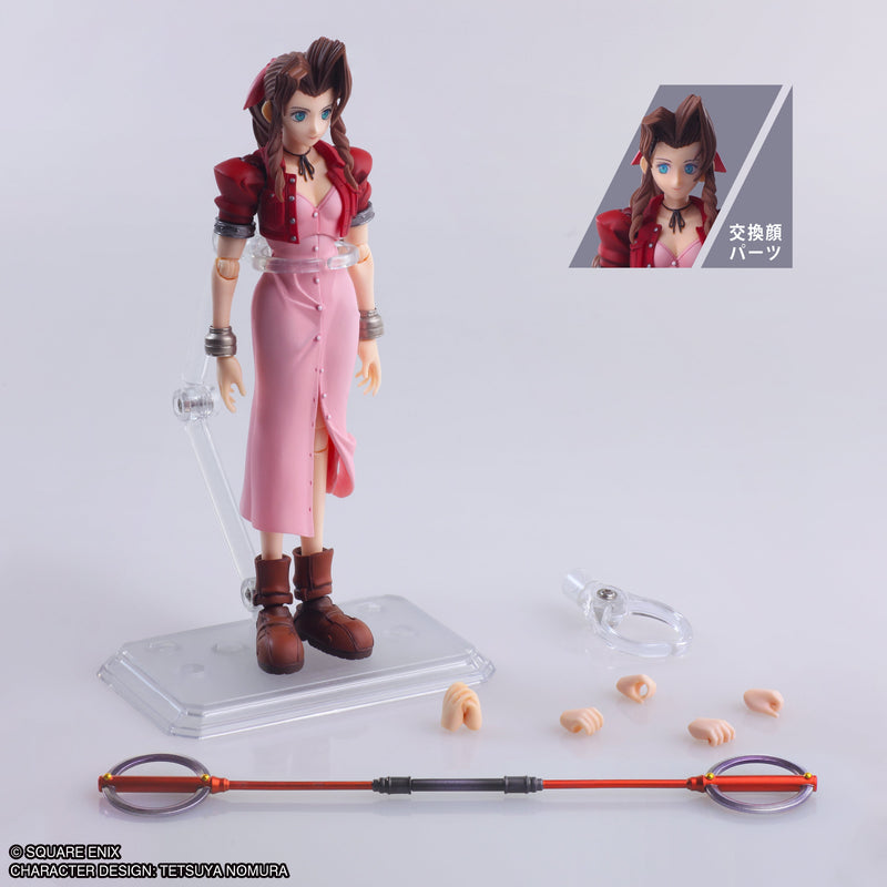Final Fantasy VII Bring Arts Aerith Gainsborough Mythril Rod Ver. Action Figure