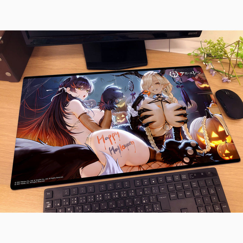 Curtain Damashii Azur Lane Atago & Owari Rubber Mat JAPAN OFFICIAL