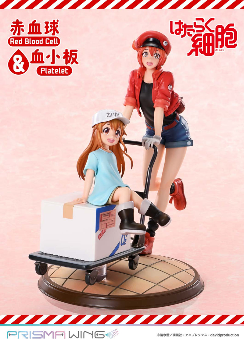 Prime 1 Studio PRISMA WING Cells at Work Red Blood Cell & Platelet Figure JAPAN