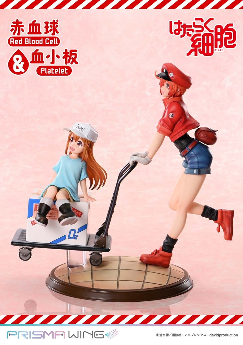 Prime 1 Studio PRISMA WING Cells at Work Red Blood Cell & Platelet Figure JAPAN