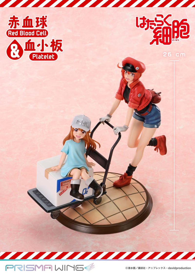 Prime 1 Studio PRISMA WING Cells at Work Red Blood Cell & Platelet Figure JAPAN
